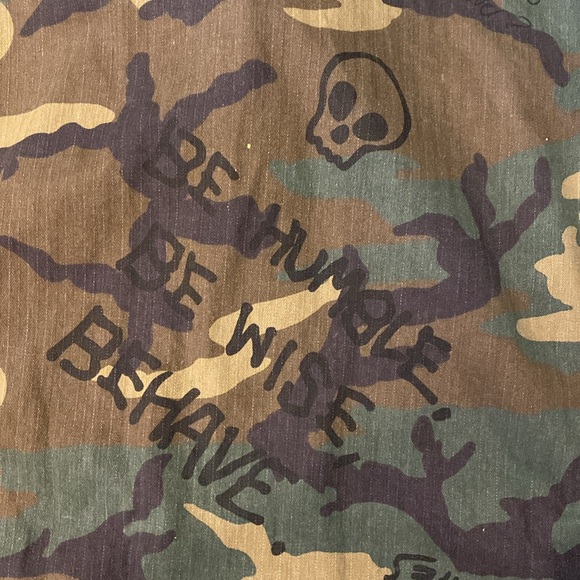 Alpha Industries Green Camouflage Military Jacket - Picture 8 of 16